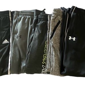 Lot of Boys Medium Under Armor/ Adidas Pants